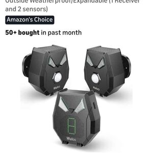 Black Outdoor Weatherproof Sensor Set